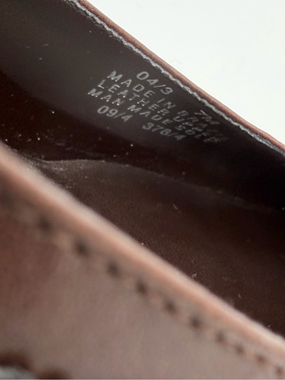 Franco Sarto Brown Leather Wingtip Slingback Pumps – Size 7M - Picture 8 of 10